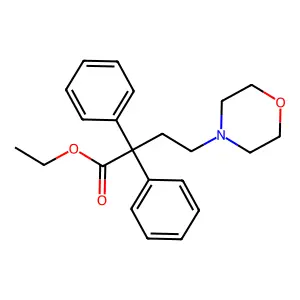 Dioxaphetyl butyrate structure