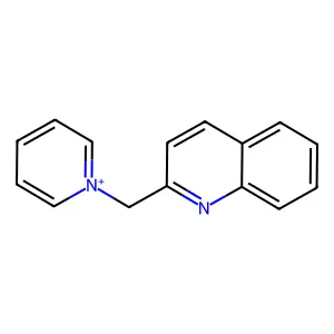 1-(2-Quinolinylmethyl)pyridinium structure