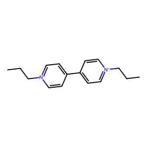 1,1'-dipropyl-4,4'-bipyridinium structure
