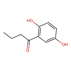 1-(2,5-dihydroxyphenyl)butan-1-one structure