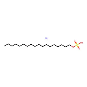 Sulfuric acid, monooctadecyl ester, ammonium salt structure