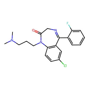 Compound C20H21ClFN3O structure