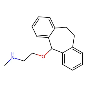 N-methyl-2-(2-tricyclo[9.4.0.03,8]pentadeca-1(15),3,5,7,11,13-hexaenyloxy)ethanamine structure