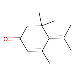 4-Isopropylidene-3,5,5-trimethylcyclohex-2-en-1-one structure