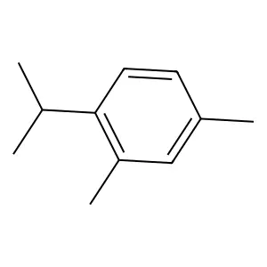 Benzene, 2,4-dimethyl-1-(1-methylethyl)- structure