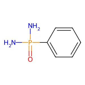 P-Phenylphosphonic diamide structure