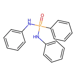 Benzenephosphodianilide structure