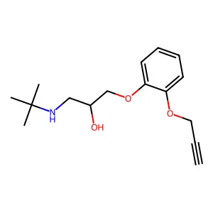 Pargolol structure