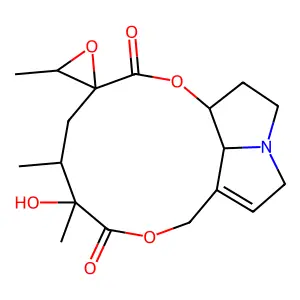(4S)-7-hydroxy-3',6,7-trimethylspiro[2,9-dioxa-14-azatricyclo[9.5.1.014,17]heptadec-11-ene-4,2'-oxirane]-3,8-dione structure