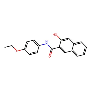 N-(4-ethoxyphenyl)-3-hydroxynaphthalene-2-carboxamide structure