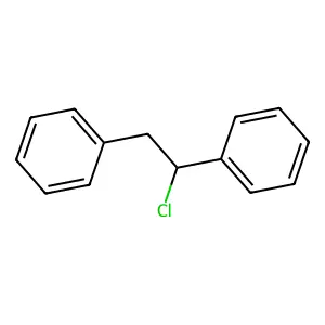 (2-chloro-2-phenylethyl)benzene structure