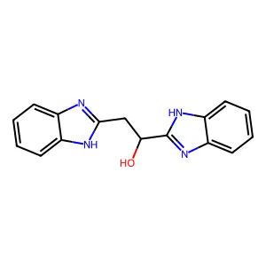 1,2-bis(1H-benzimidazol-2-yl)ethanol structure