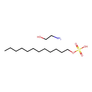 Monoethanolamine lauryl sulfate structure