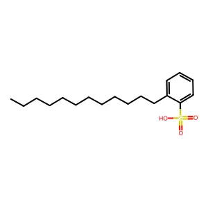 Dodecylbenzenesulphonic acid structure