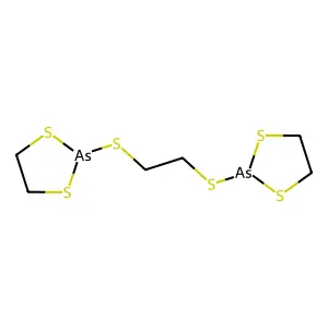 Compound C6H12As2S6 structure