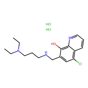 Clamoxyquin hydrochloride structure