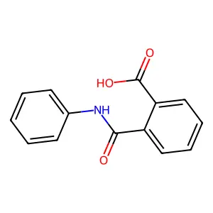 2-(phenylcarbamoyl)benzoic acid structure