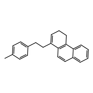 1-[2-(4-methylphenyl)ethyl]-3,4-dihydrophenanthrene structure