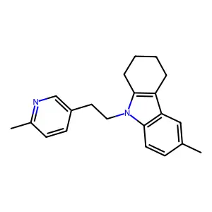 Compound C21H24N2 structure