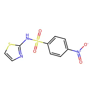 Nitrosulfathiazole structure