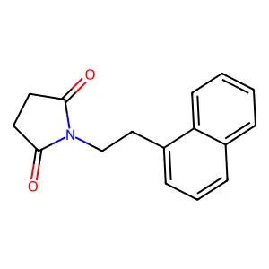 1-(2-naphthalen-1-ylethyl)pyrrolidine-2,5-dione structure