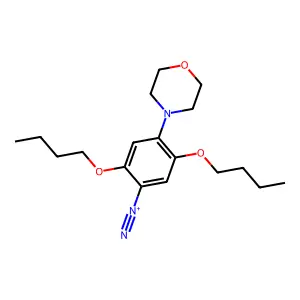 Benzenediazonium, 2,5-dibutoxy-4-(4-morpholinyl)- structure