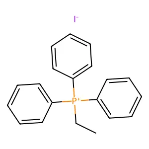 Ethyltriphenylphosphonium iodide structure