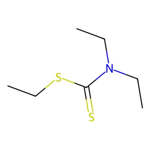 CARBAMODITHIOIC ACID, DIETHYL-, ETHYL ESTER structure
