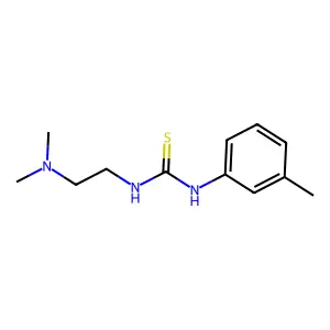 1-[2-(dimethylamino)ethyl]-3-(3-methylphenyl)thiourea structure
