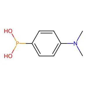 [4-(dimethylamino)phenyl]phosphonous acid structure