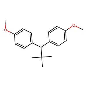Dianisylneopentane structure