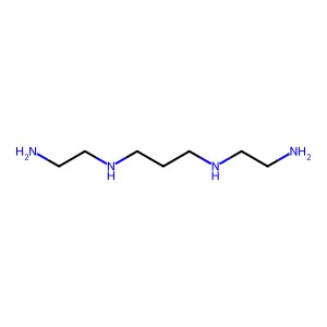 N,N'-bis(2-aminoethyl)propane-1,3-diamine structure
