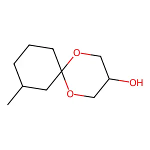 10-methyl-1,5-dioxaspiro[5.5]undecan-3-ol structure