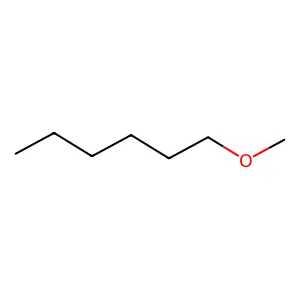 Hexyl methyl ether structure