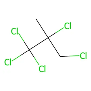1,1,1,2,3-pentachloro-2-methylpropane structure