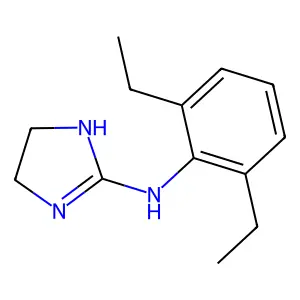 N-(2,6-Diethylphenyl)-4,5-dihydro-1H-imidazol-2-amine structure