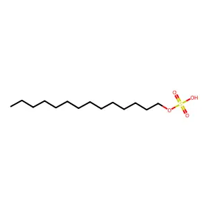 myristyl sulfate structure
