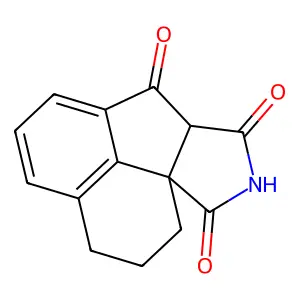 13-azatetracyclo[7.5.1.01,11.05,15]pentadeca-5(15),6,8-triene-10,12,14-trione structure