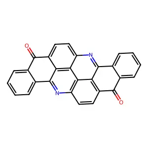 Compound C28H12N2O2 structure