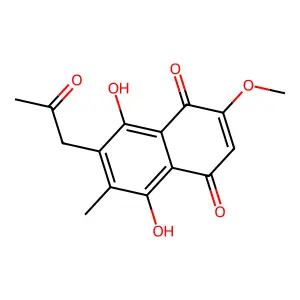 Compound C15H14O6 structure