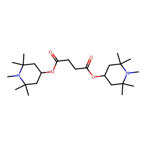 bis(1,2,2,6,6-pentamethylpiperidin-4-yl) butanedioate structure