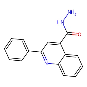 2-phenylquinoline-4-carbohydrazide structure