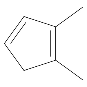 1,2-Dimethylcyclopentadiene structure