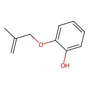 Phenol, 2-((2-methyl-2-propen-1-yl)oxy)- structure