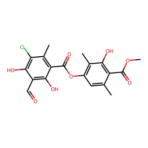 Chloratranorin structure