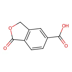 1-oxo-3H-2-benzofuran-5-carboxylic acid structure