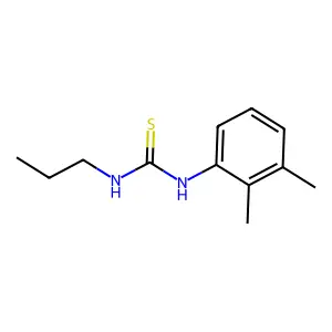1-(2,3-dimethylphenyl)-3-propylthiourea structure