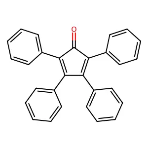 Tetraphenylcyclopentadienone structure