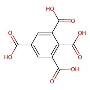 benzene-1,2,3,5-tetracarboxylic acid structure