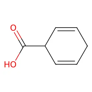 cyclohexa-2,5-diene-1-carboxylic acid structure